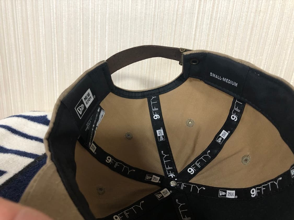 뉴에라 레트로 크라운 왁스드코튼 스냅백 S-M(베이지) 상품이미지10