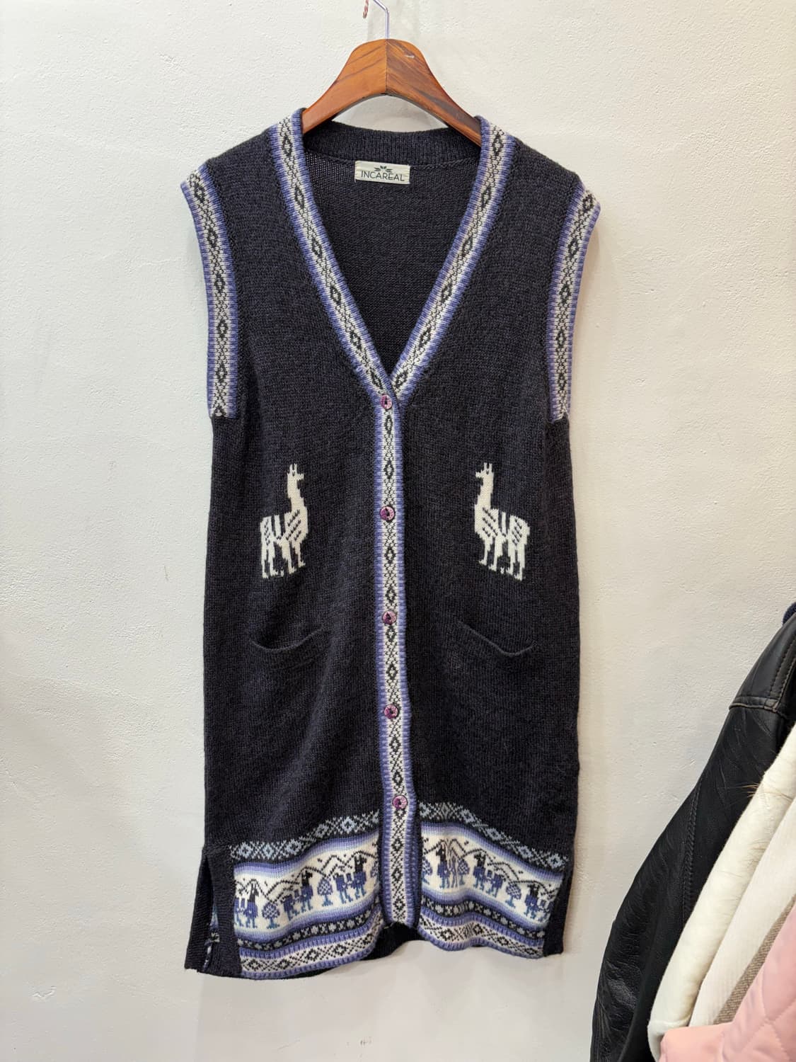 알파카 가디건 상품이미지1