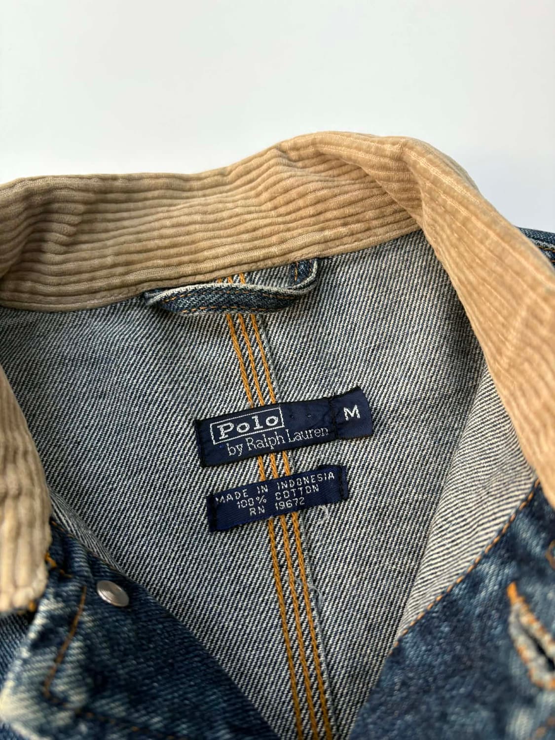 [M] 90s 폴로 랄프로렌 덩가리 데님 워크 자켓 상품이미지5