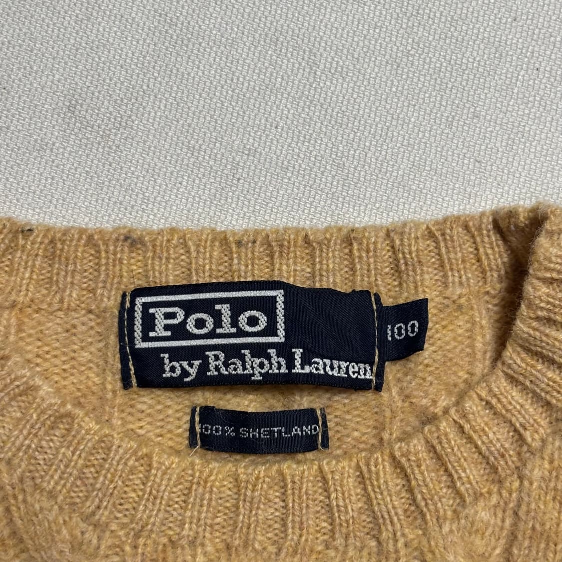100 폴로랄프로렌 네이비 포니 셰틀런드 케이블 니트 상품이미지4