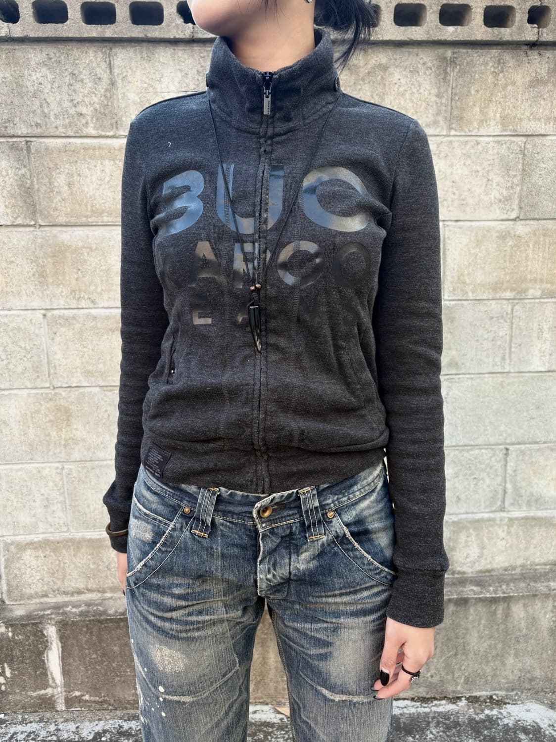 Buckaroo Charcoal 82 High-Neck Zip-Up 상품이미지1