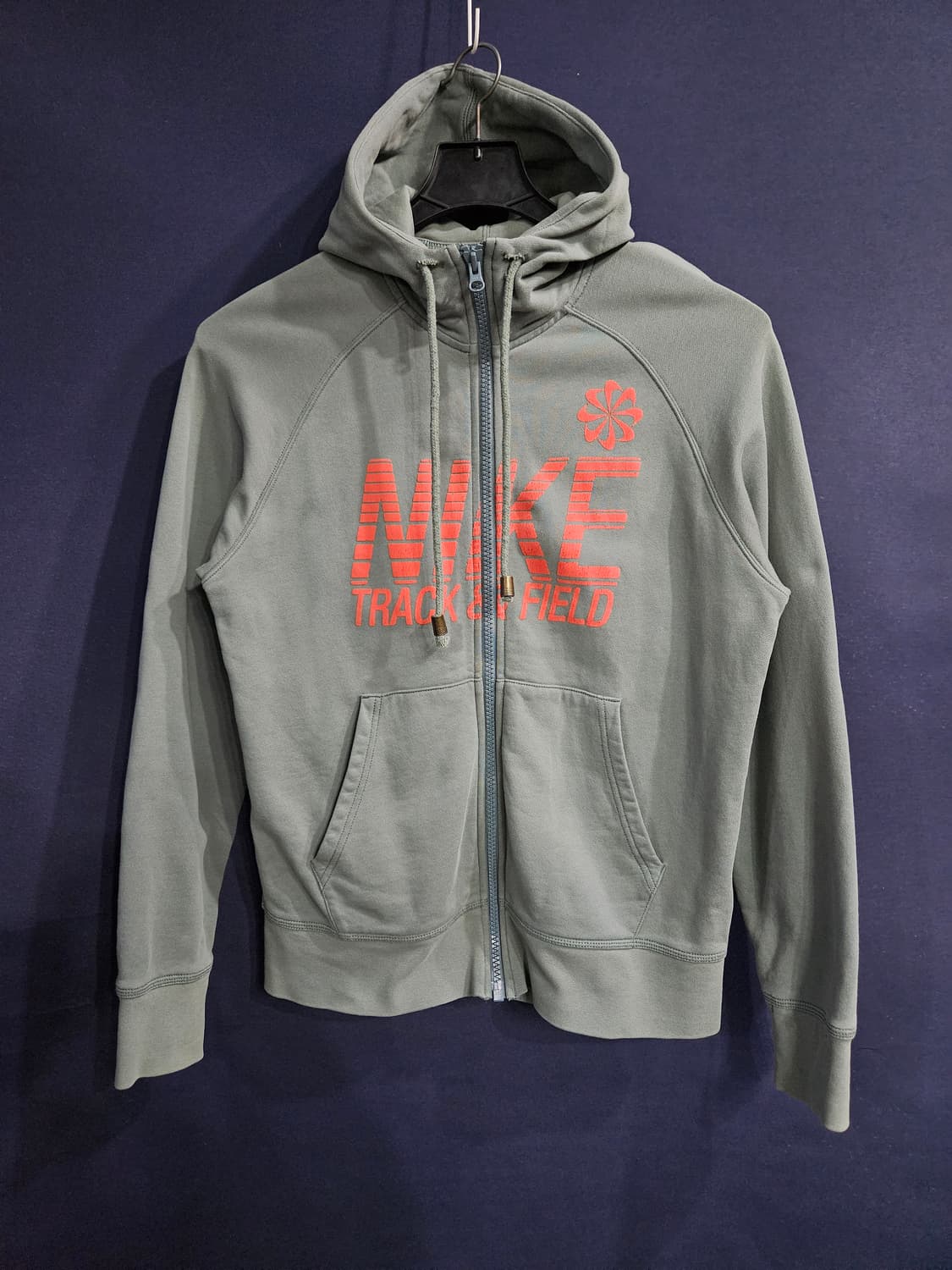 나이키 프린팅 라이트카키 남성 100 후드집업  상품이미지1