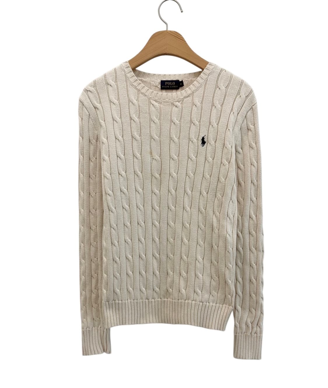 폴로 우먼스 케이블니트 (M) 상품이미지1