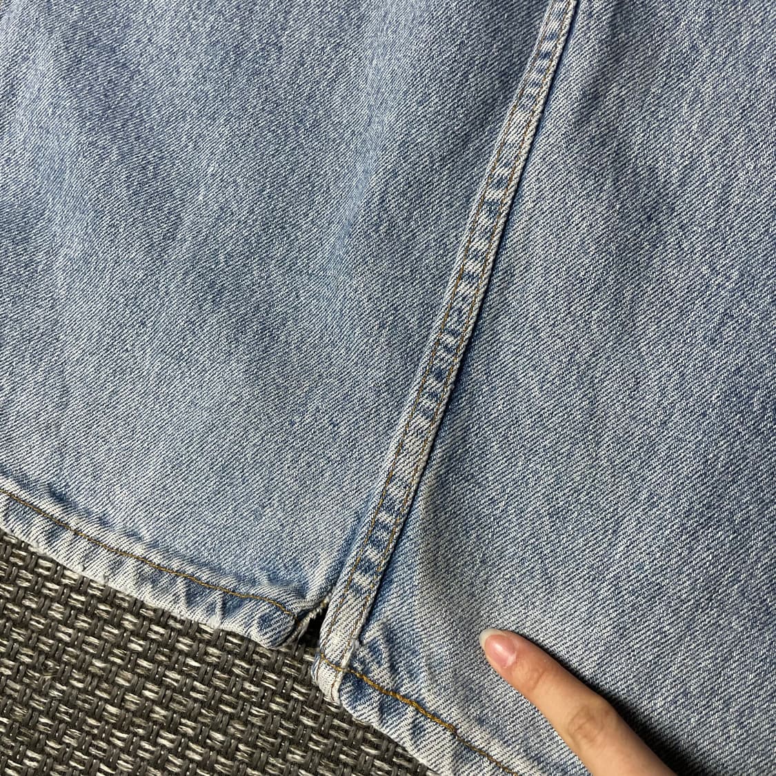 (40) 리바이스 550 40X30 릴렉스드핏 연청 데님 팬츠 상품이미지6