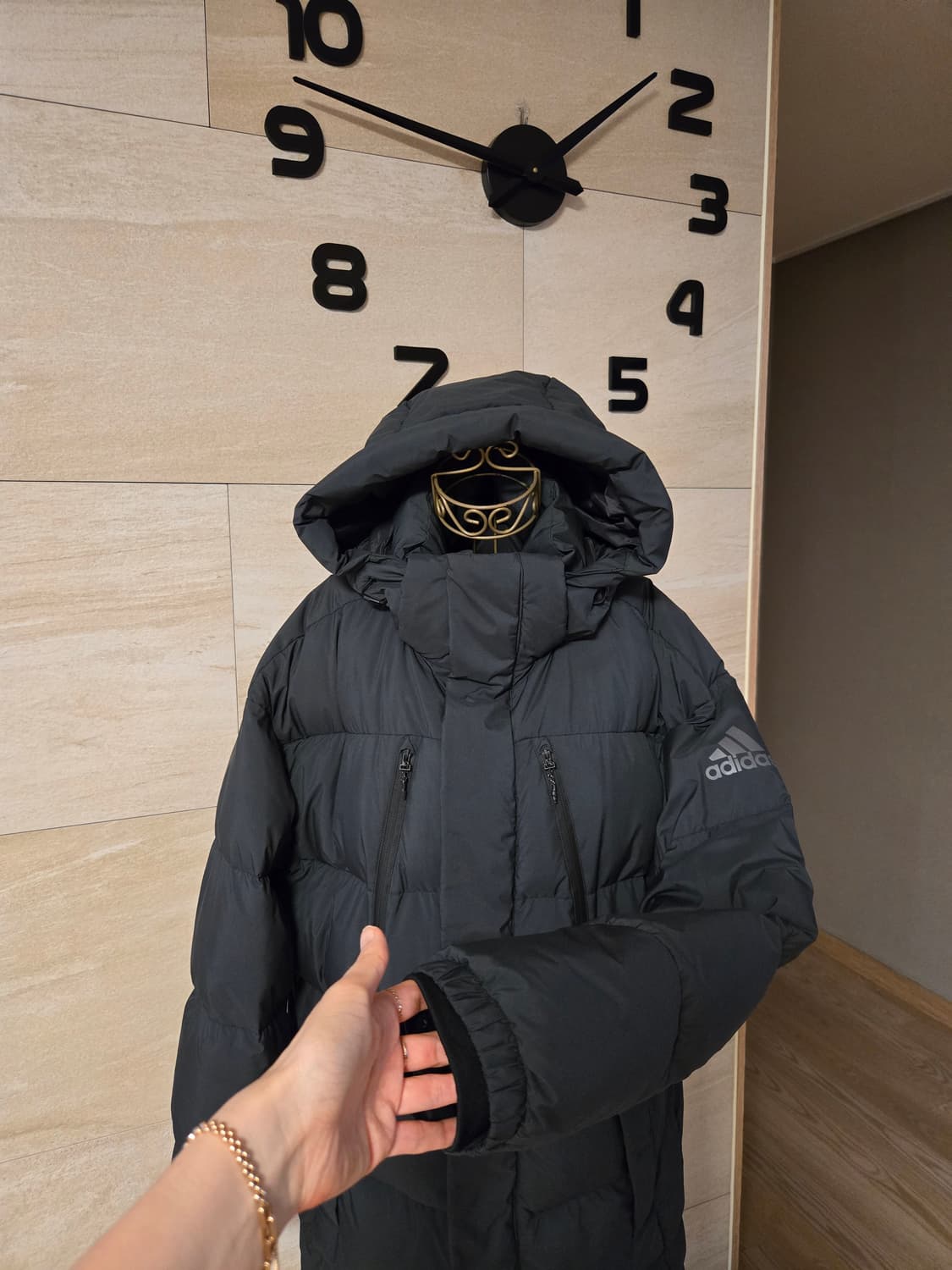 [m] 아디다스 남성 덕다운 롱패딩 상품이미지5