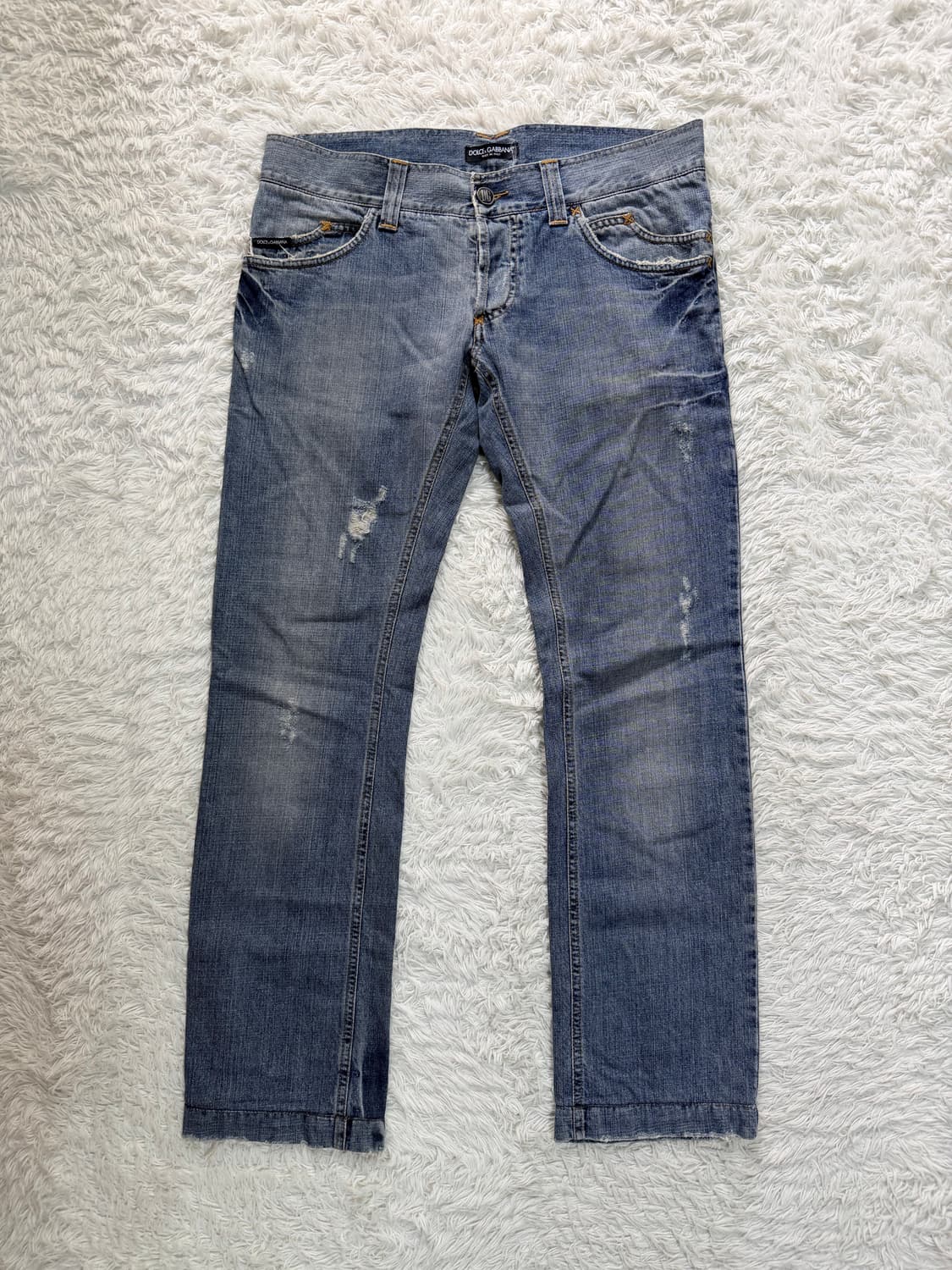 돌체앤가바나(Dolce & Gabbana) 빈티지 디스트레스드 워싱 데님 상품이미지6