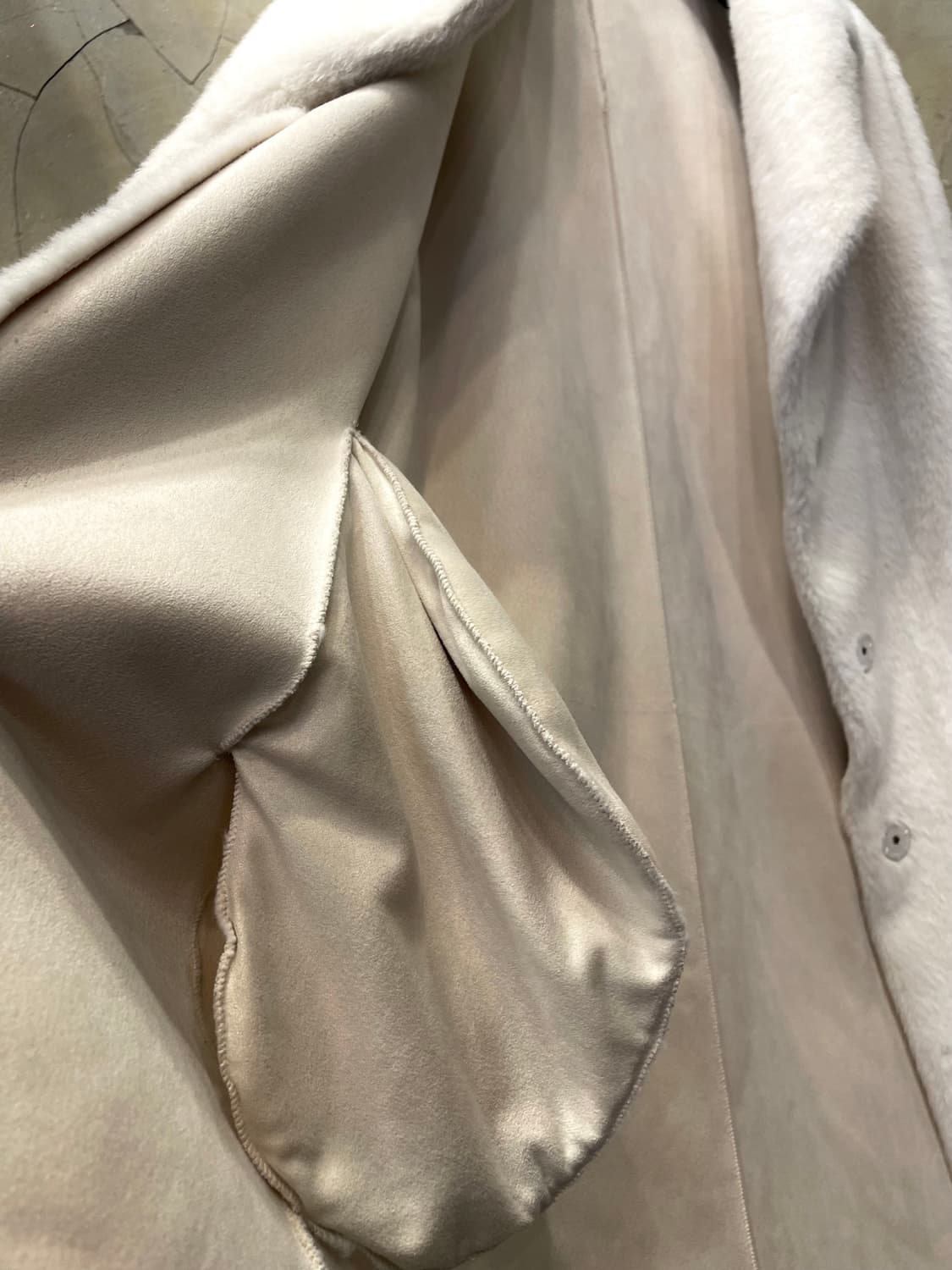 100% 알파카 롱코트 55~66 상품이미지10