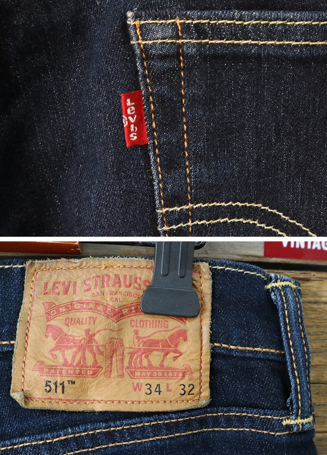 levis 리바이스 511 슬림핏 얇은 데님
32  상품이미지6