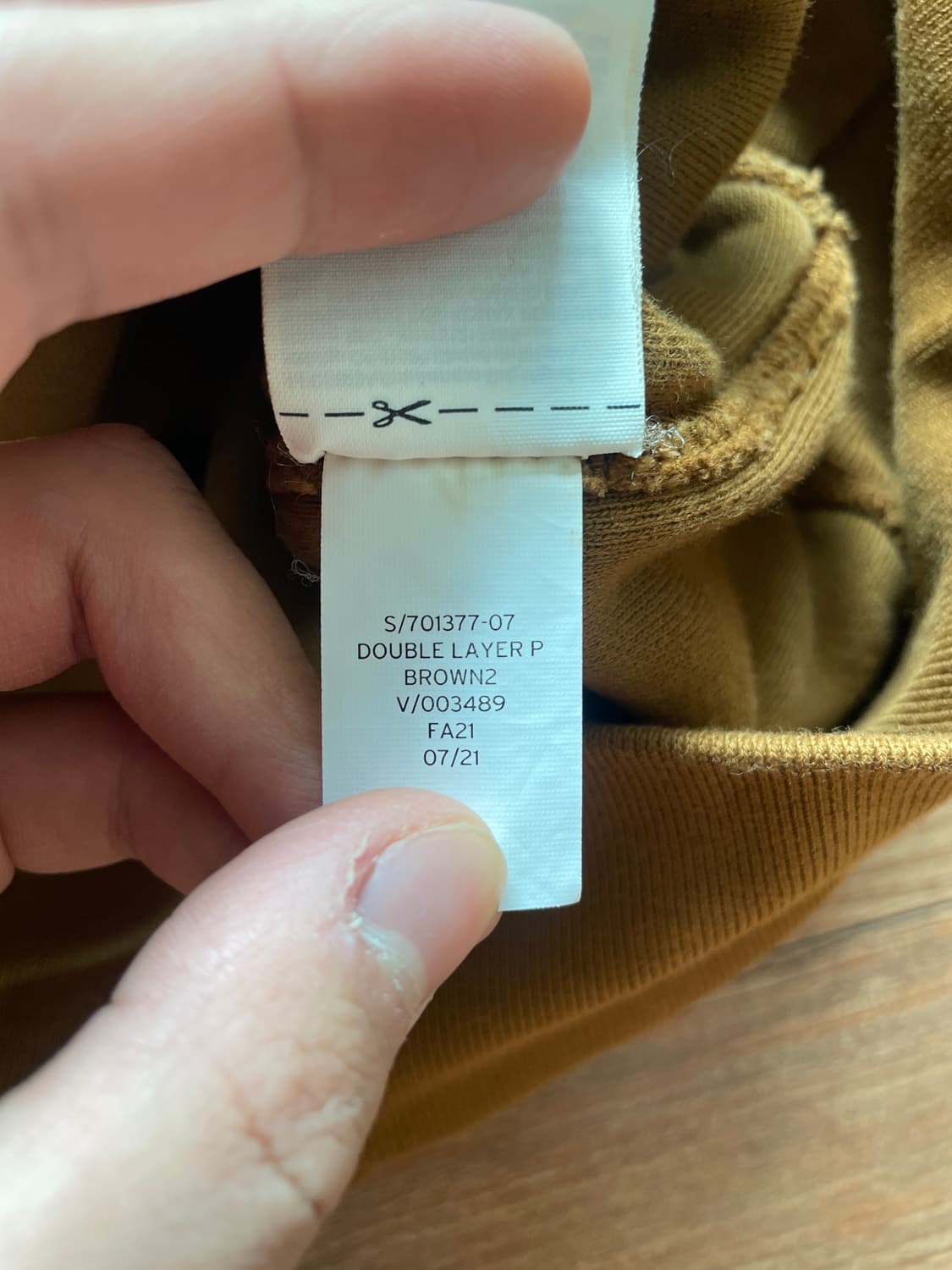 이지갭 퍼펙트 후드 라이트 브라운 상품이미지4