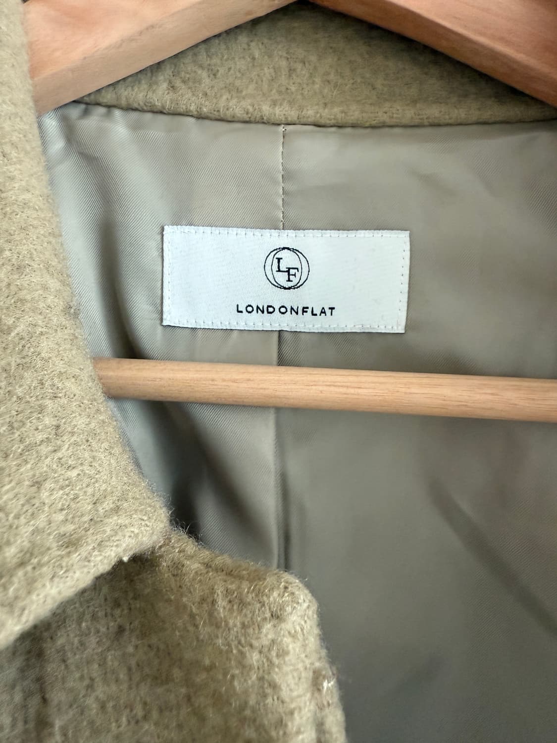 런던플랏(LONDONFLAT) 핸드메이드 울 코트(울마크) 상품이미지8