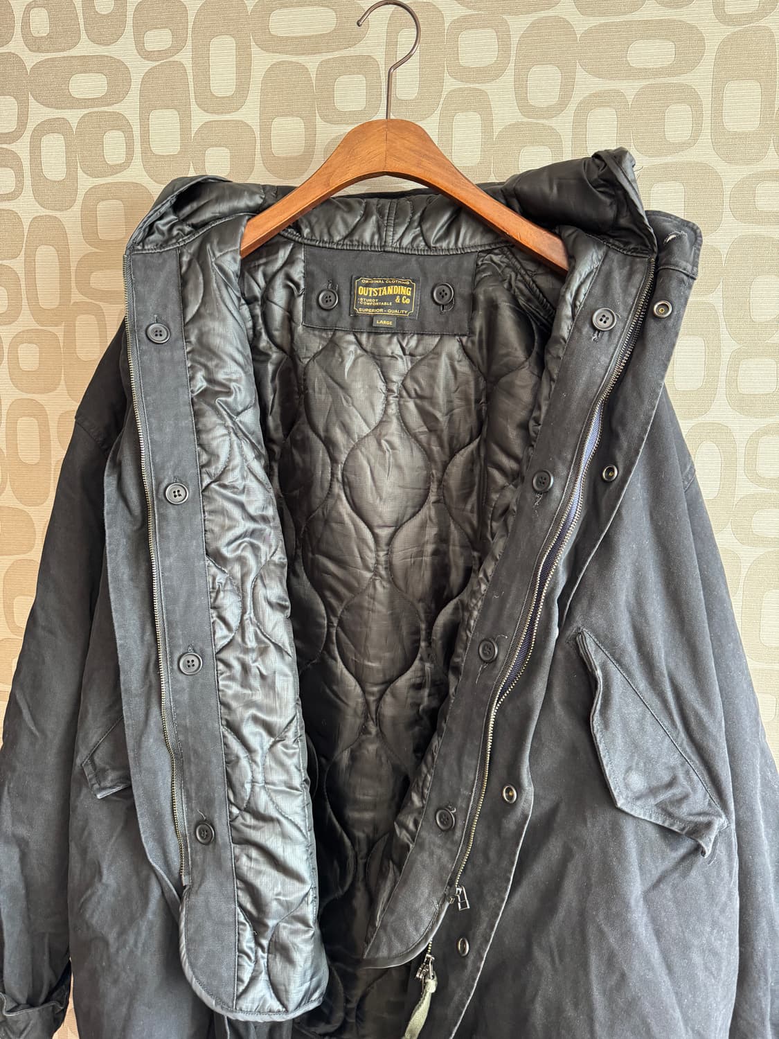 OUTSTANDING 아웃스탠딩 M-65 피쉬테일 파카 개파카 L 상품이미지4