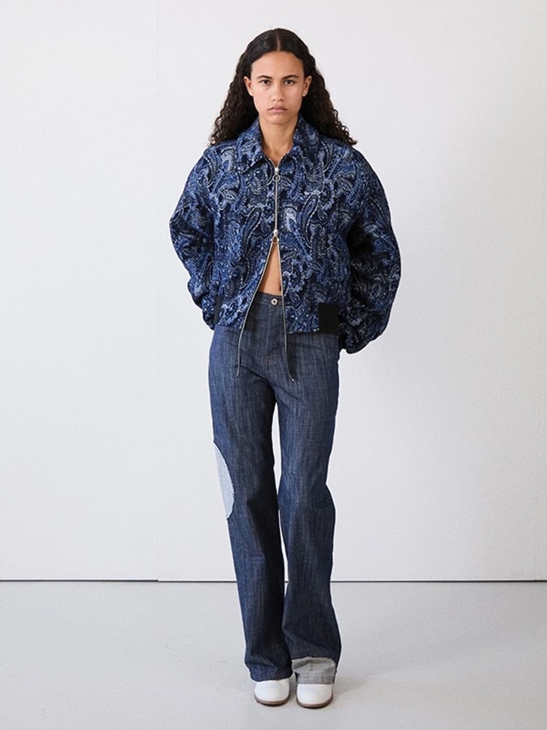 [0]에드워드 커밍 25fw 서클 윈도우 V13 데님 팬츠 상품이미지2