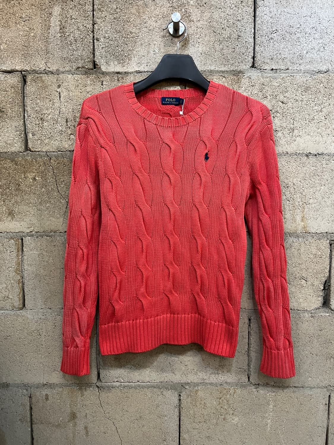 폴로 랄프로렌 핑크 케이블 니트  상품이미지1
