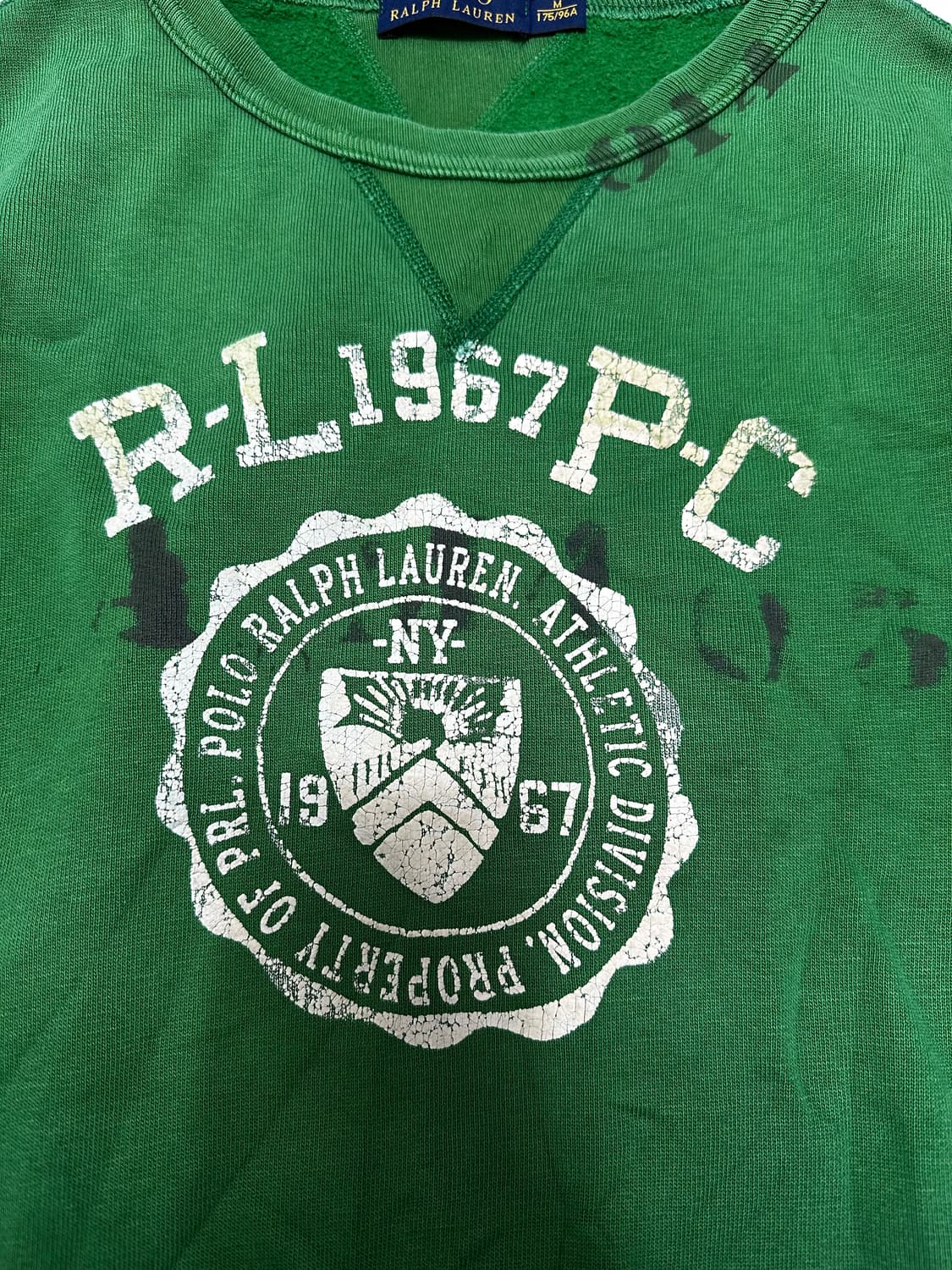 폴로 랄프로렌 RLPC 딥그린 맨투맨 상품이미지4