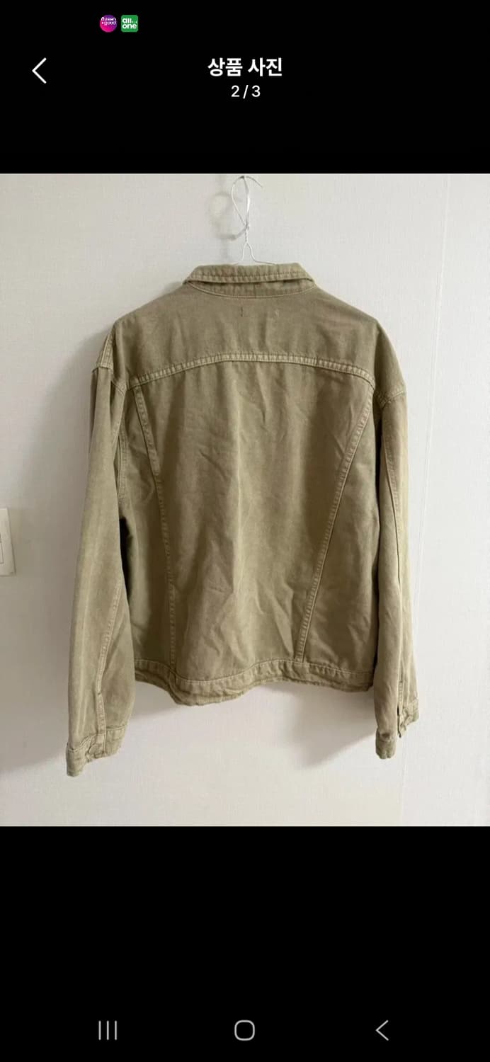 Loop factory 베이지 청자켓 상품이미지2