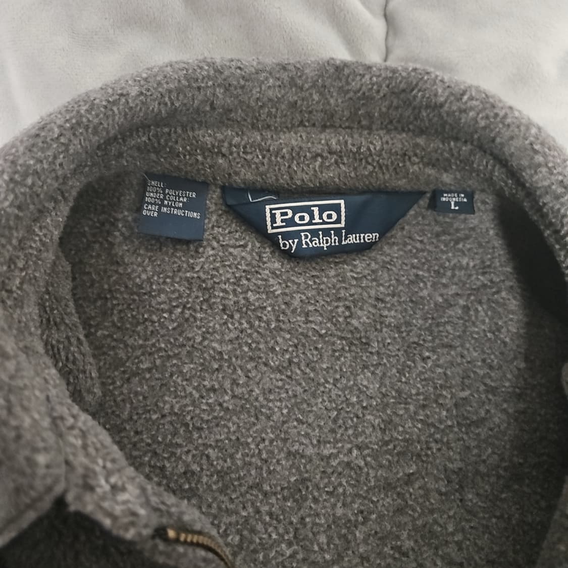 폴로 후리스 그레이 l 상품이미지3