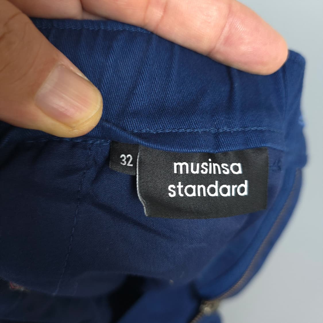 무신사 스탠다드 Musinsa Standard 코튼 블루 팬츠 32 상품이미지6