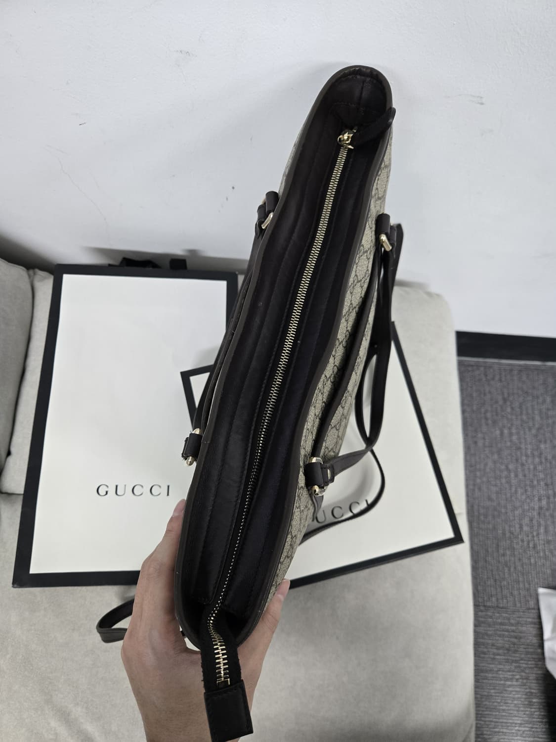 [보증서 정품]구찌 시그니처 토트 숄더백 상품이미지5