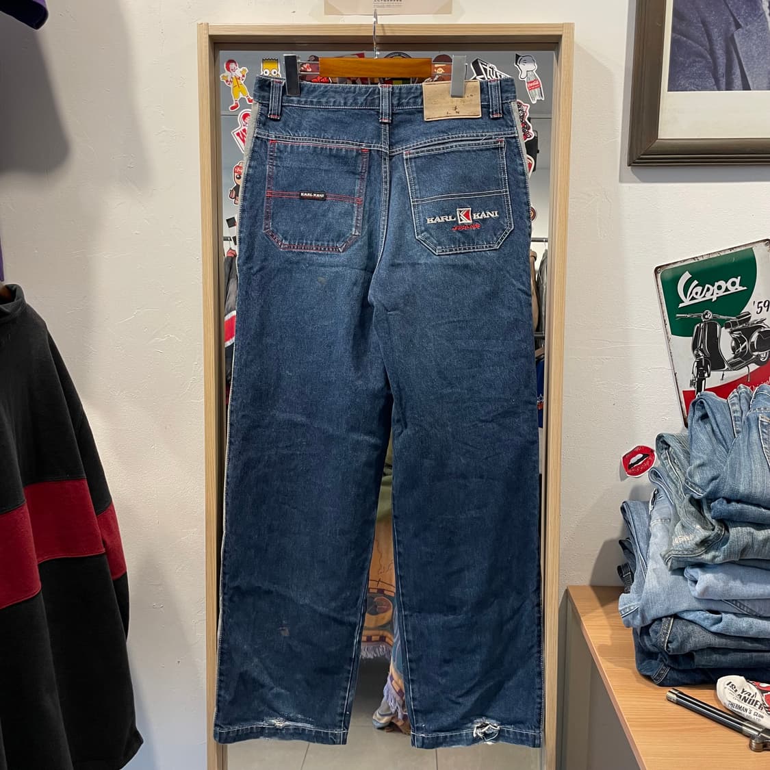 칼카니 사이드라인 올드스쿨 힙합팬츠 32in 상품이미지1