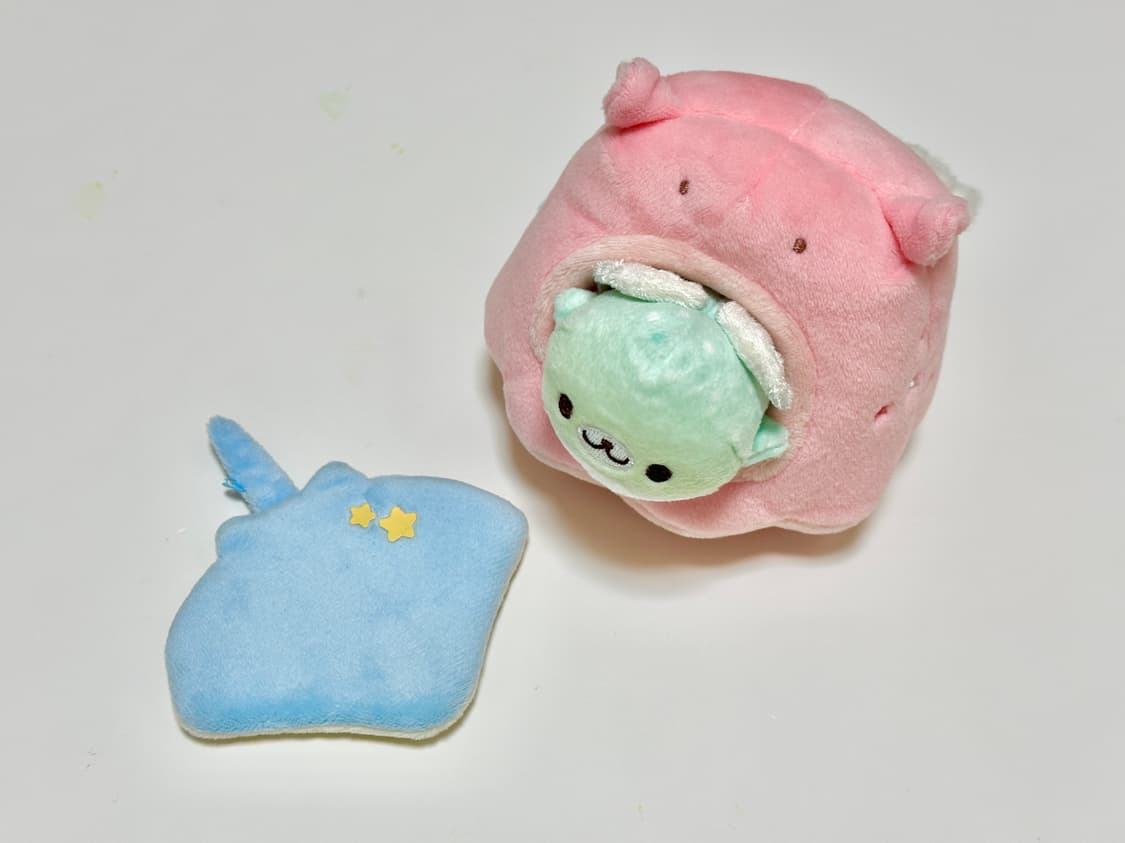 산엑스 마메고마 레어 희귀 천사 하늘 수족관 세트 교환0 상품이미지2