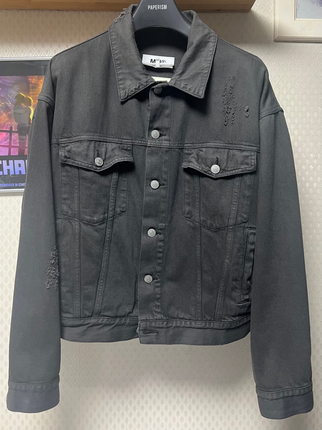 46] mm6 마르지엘라 디스트로이드 데님 트러커 상품이미지1