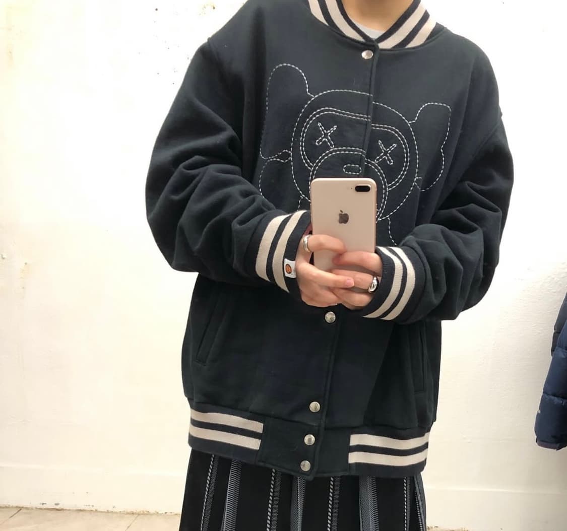 베이프X카우스 바시티 자켓 상품이미지2