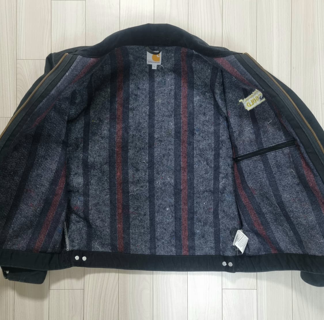 칼하트 디트로이트 자켓 J001 BLK L 상품이미지3