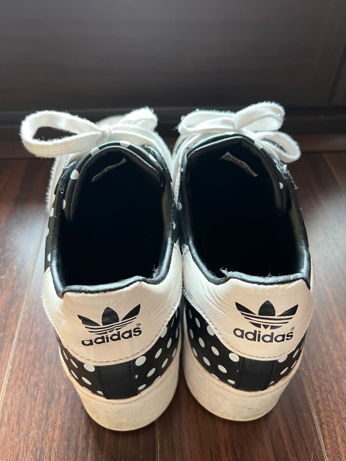 가격내림 없음) 아디다스 도트 슈퍼스타 플랫폼업 상품이미지5