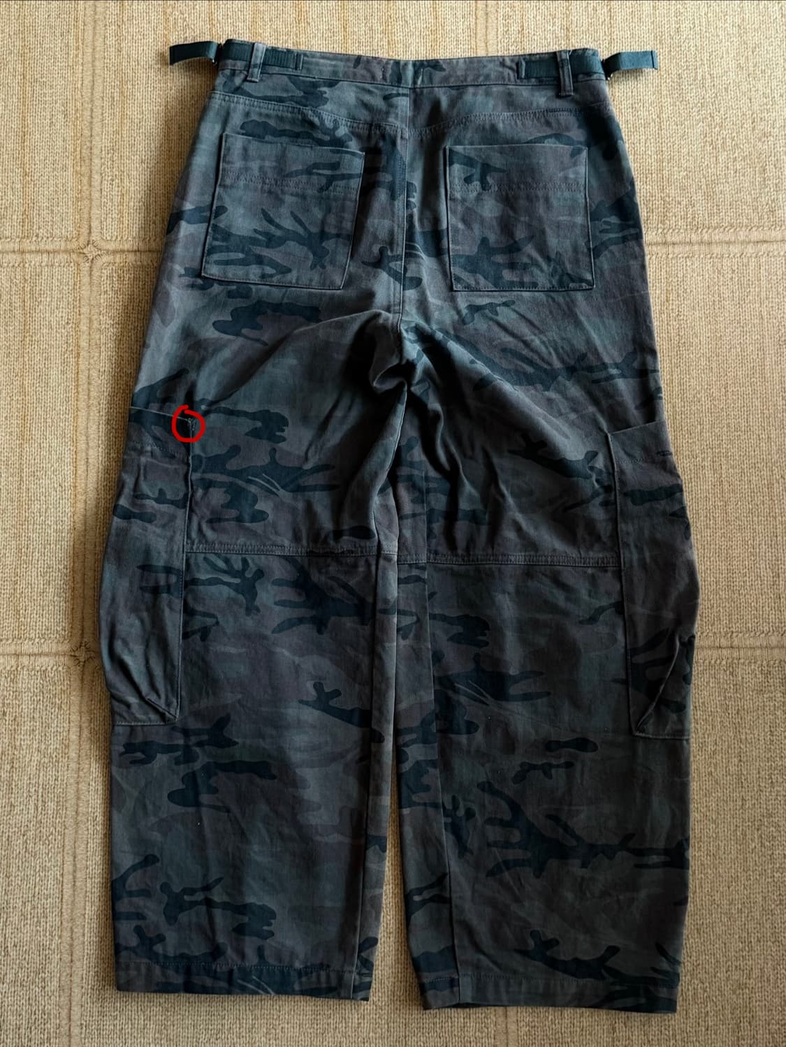 카락터 Lumping cargo pants / Camo 상품이미지5