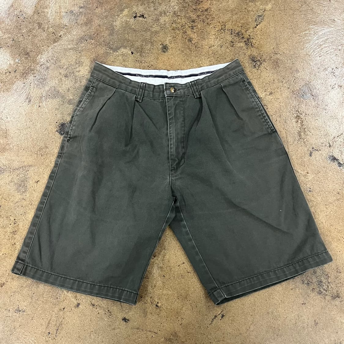 [정품] 폴로 랄프로렌 올리브색 주름 반바지 b18 상품이미지2