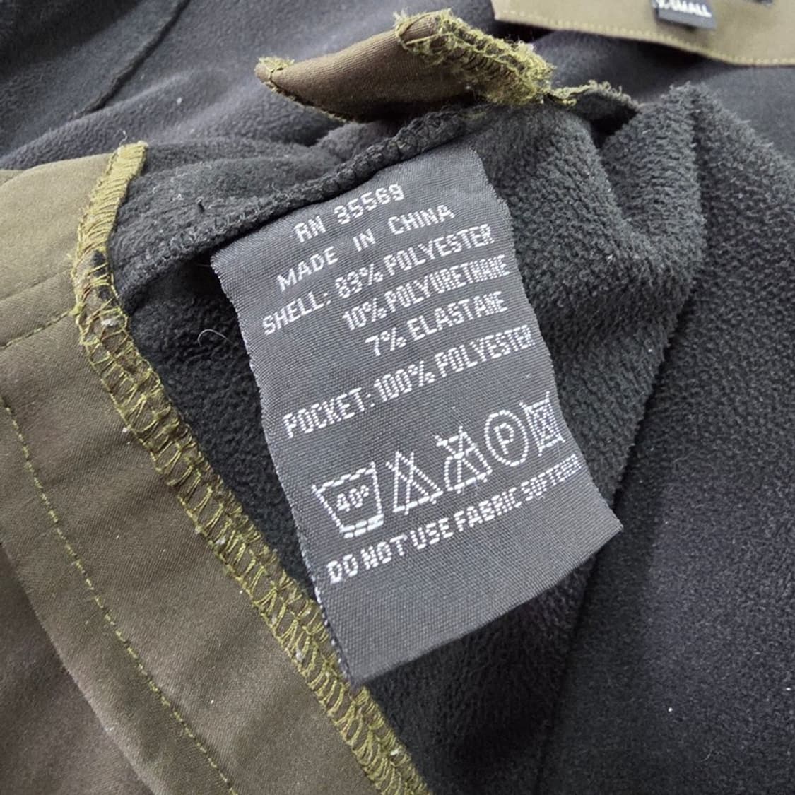 알파인더스트리 다크 브라운 소프트쉘 테크니컬 자켓 XS 상품이미지9