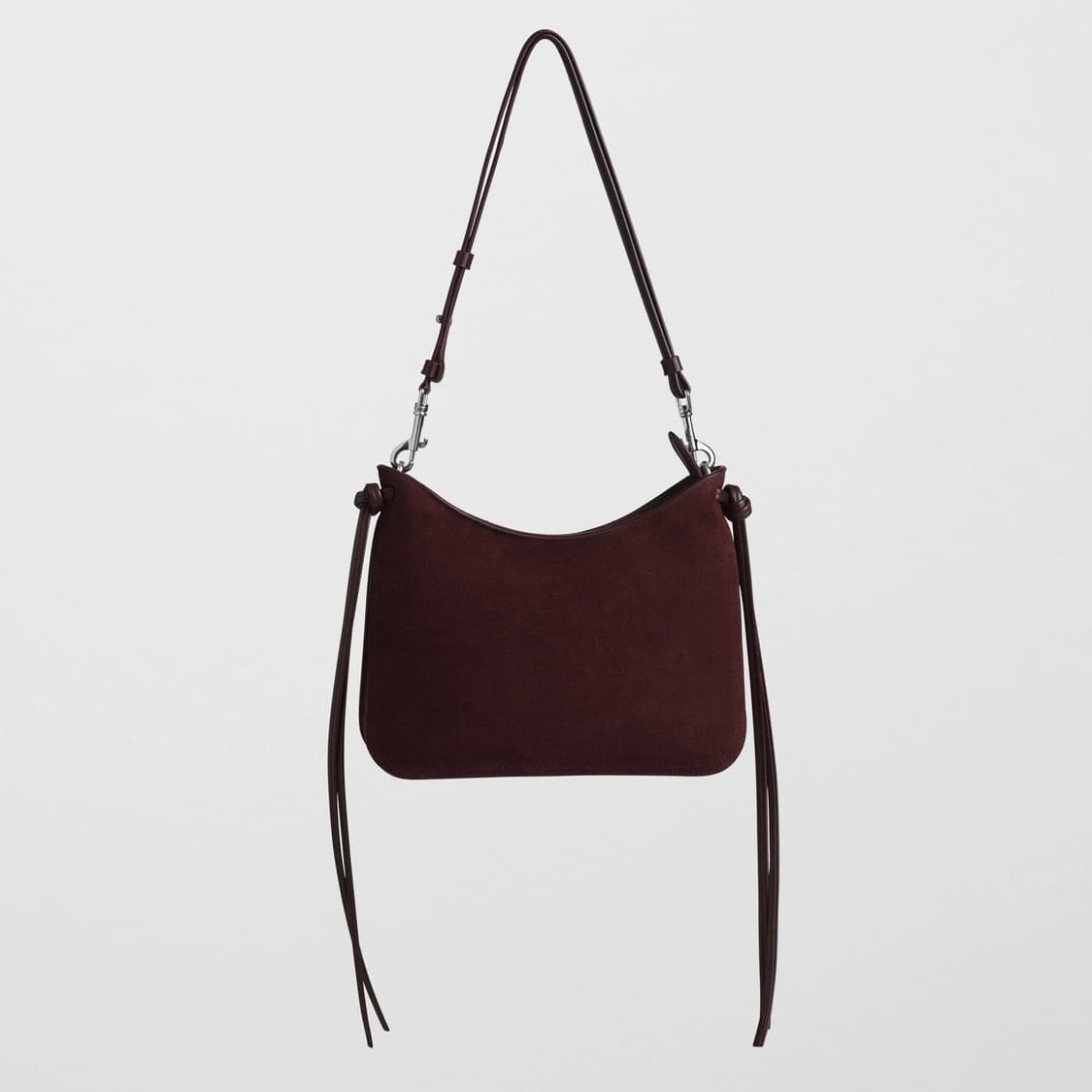 피비파일로 25fw GIG 스몰 백/버건디 스웨이드 상품이미지1