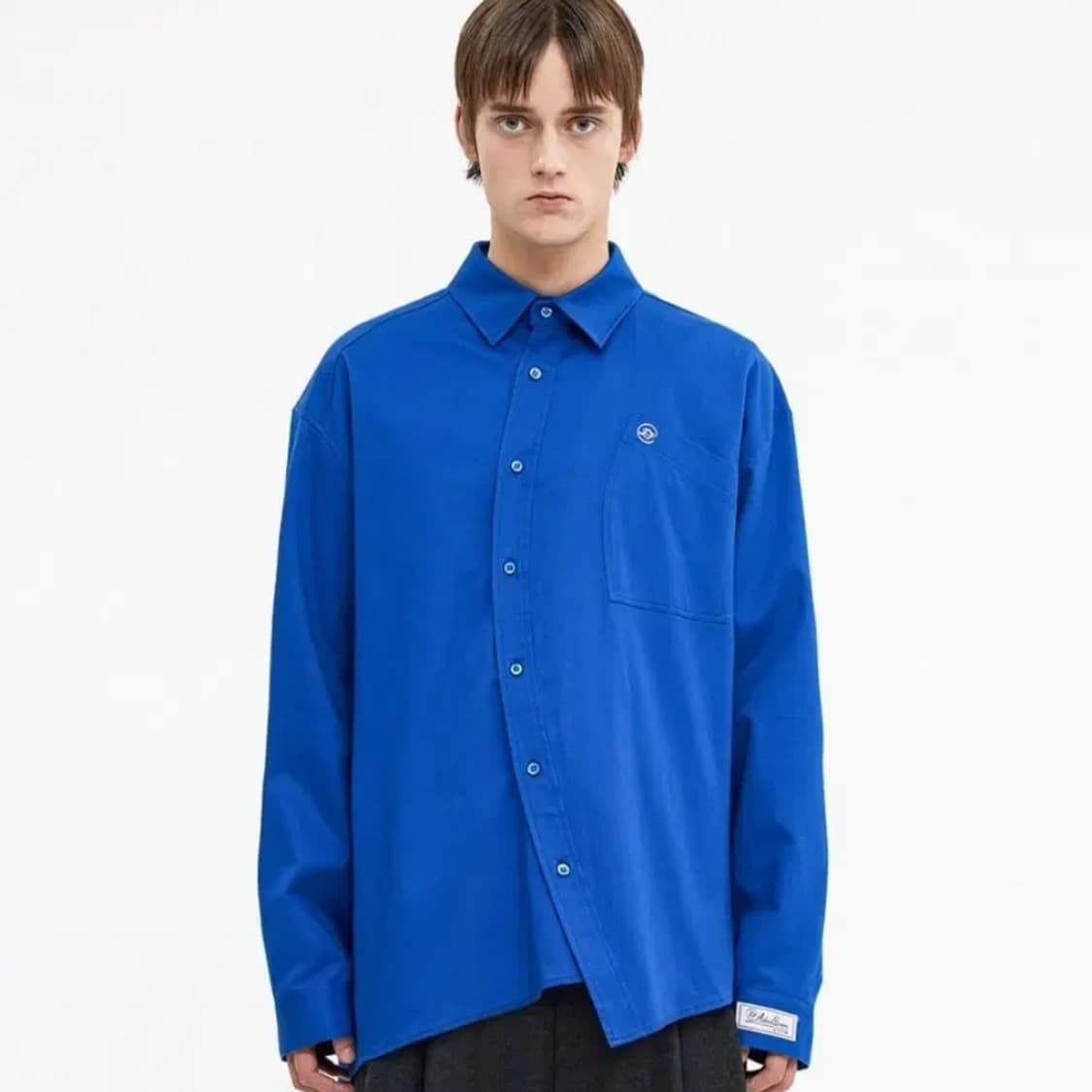 아더에러 스페릭 로고 셔츠 블루 A2 상품이미지1