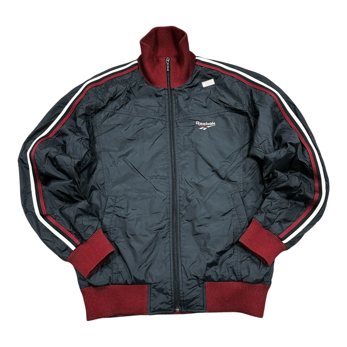 ✨ (바배) 리복 네이비 버건디 누빔 집업 점퍼 자켓 상품이미지1