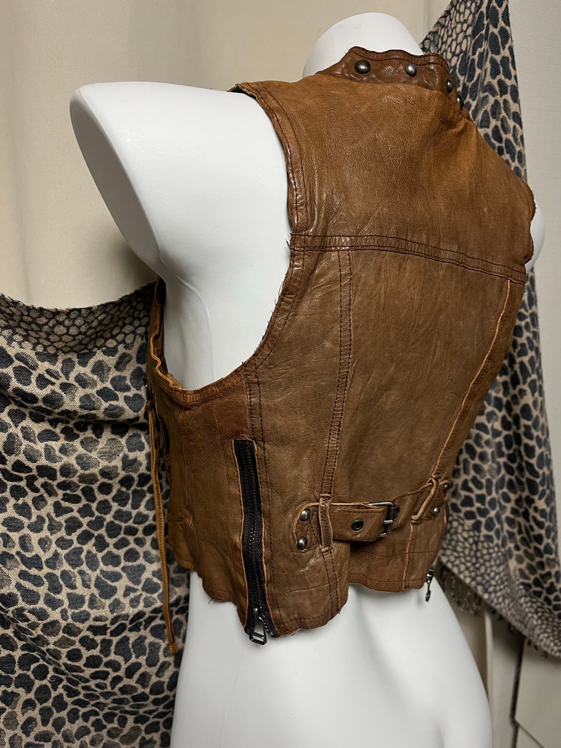 스터드 램 스킨 웨스턴 자켓 상품이미지4