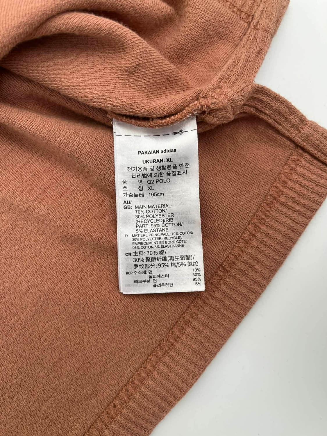 [XL] 아디다스 신형 와플 폴로 pk 반팔 링거 티셔츠 상품이미지4