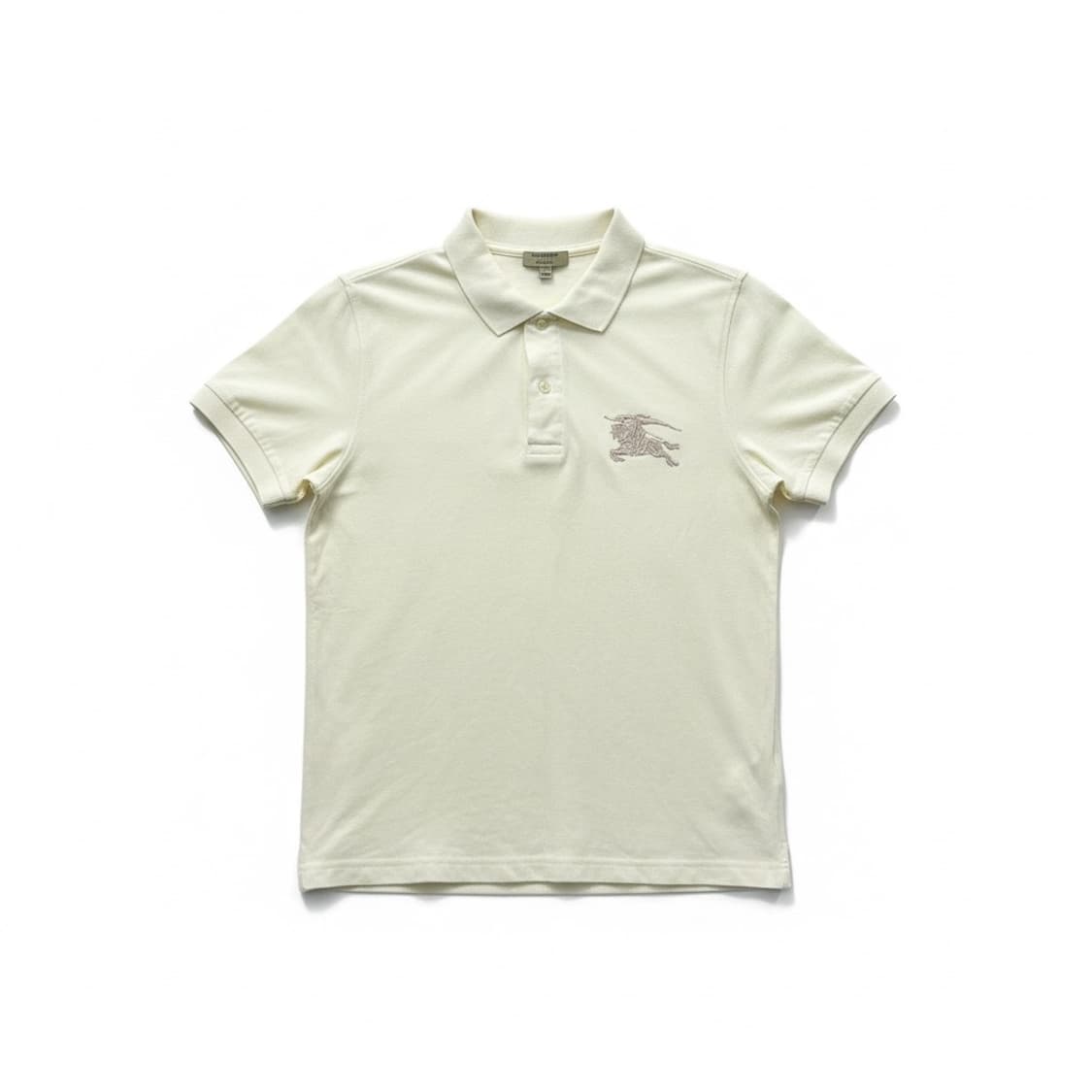 버버리 반팔 폴로티 아이보리 상품이미지1
