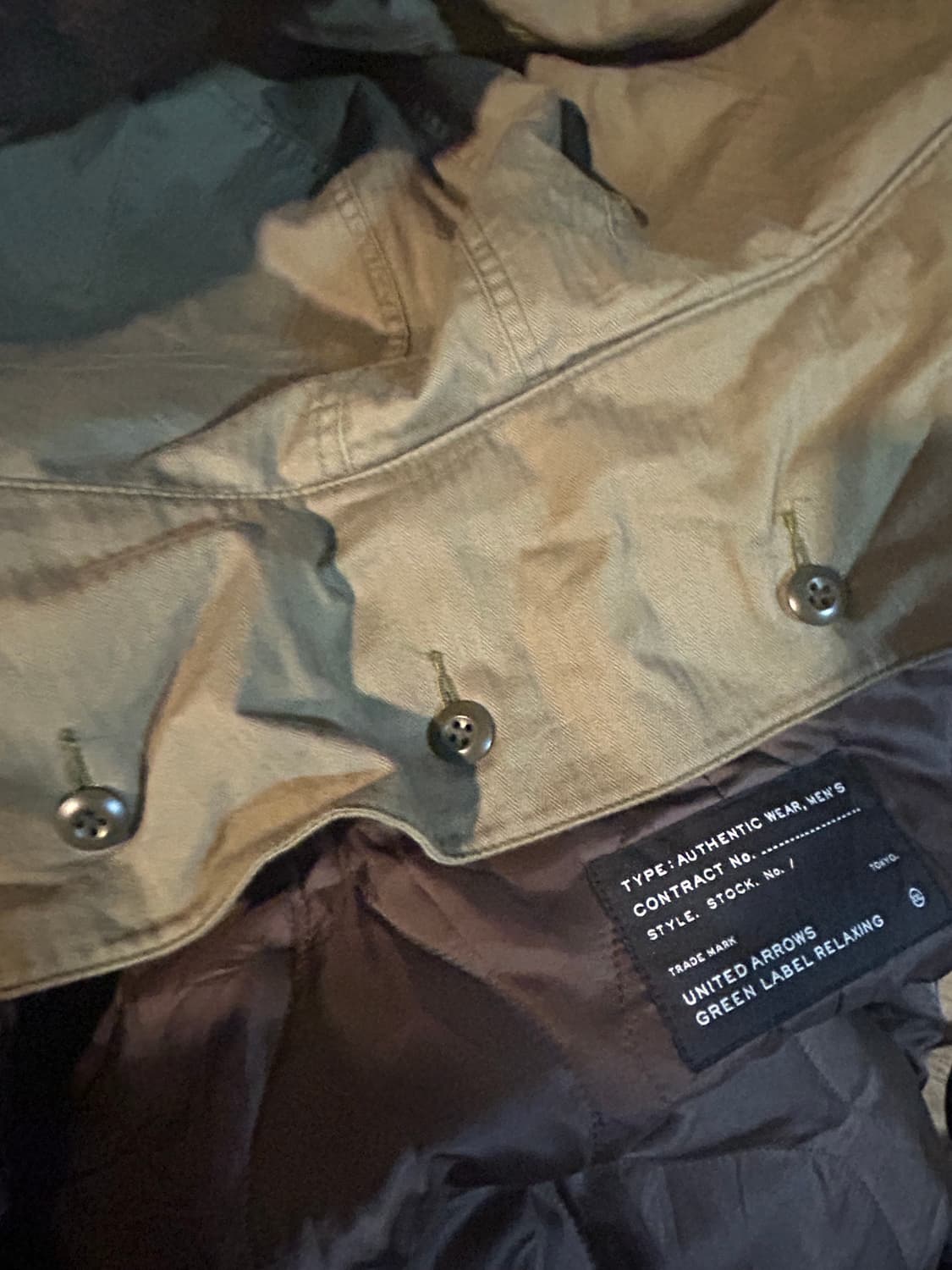 밀리터리 코트 상품이미지5