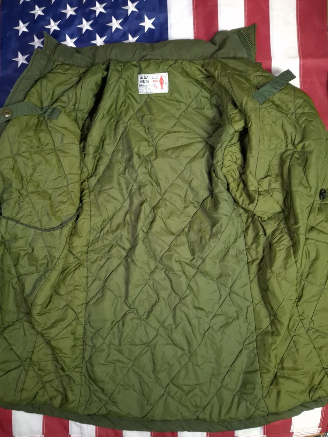 새제품급 오리지날 스웨덴군 M-90 조인성파카 상품이미지6