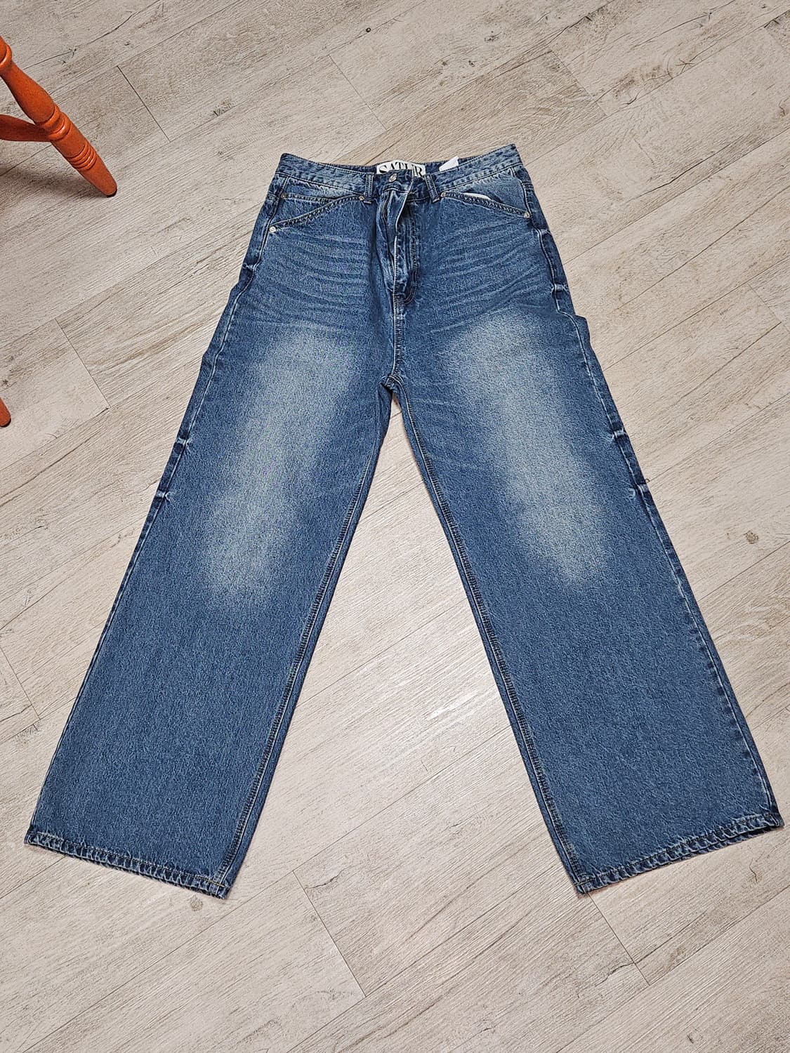 세터 레인 와이드 스트레이트 데님팬츠 상품이미지4