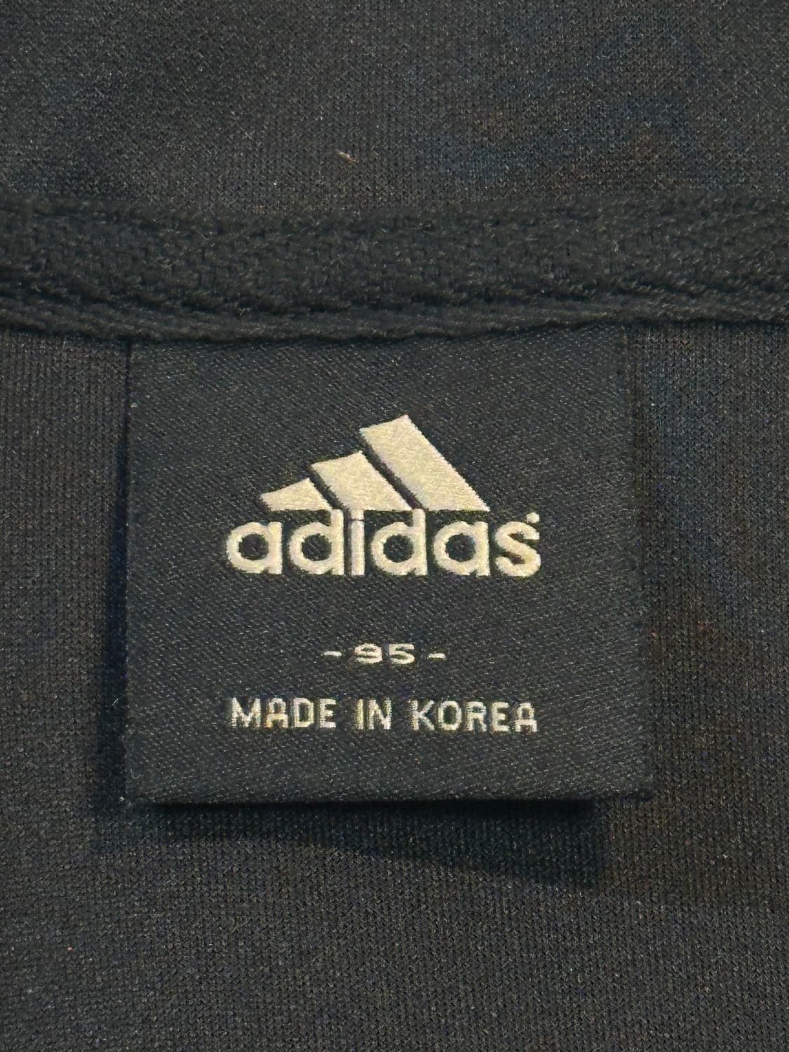 아디다스 ADIDAS 삼각로고 검골 큐빅 트랙탑 져지 블랙 골드 상품이미지5