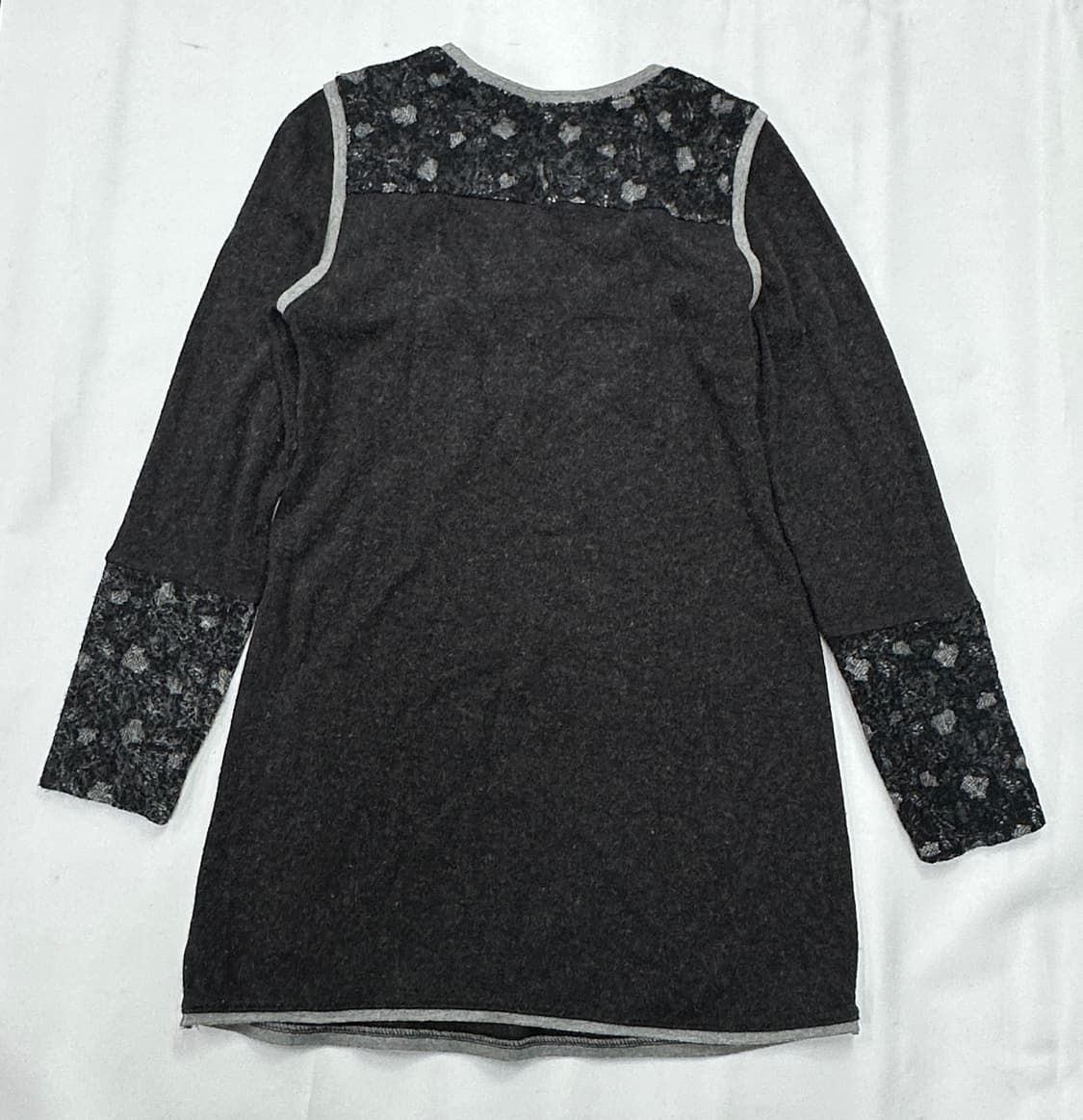 🐾사와코의 무채색 여리 데이트코디세트🐾 니트 머플러 미디스커트 상품이미지3