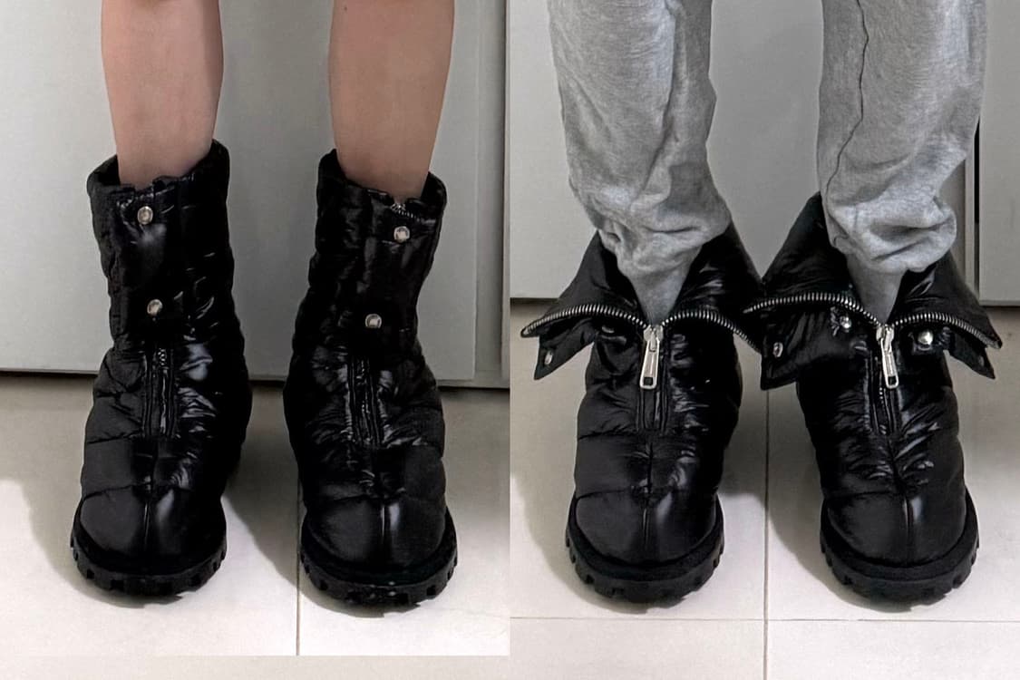 미우미우 패딩 부츠 블랙 36 상품이미지6