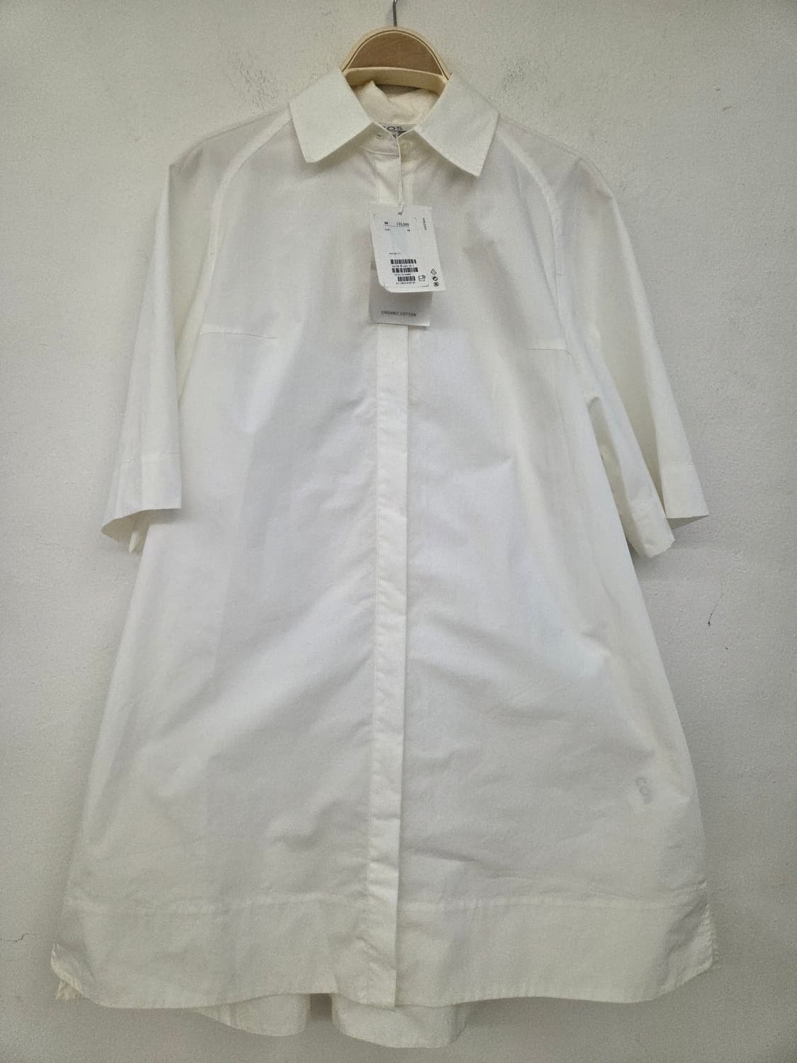 COS 화이트 셔츠 원피스 EUR 36 상품이미지1