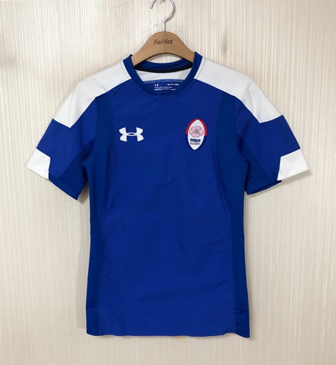 언더아머국대 국대KOREA 대한민국럭비국대 트레이닝탑 XS 상품이미지1