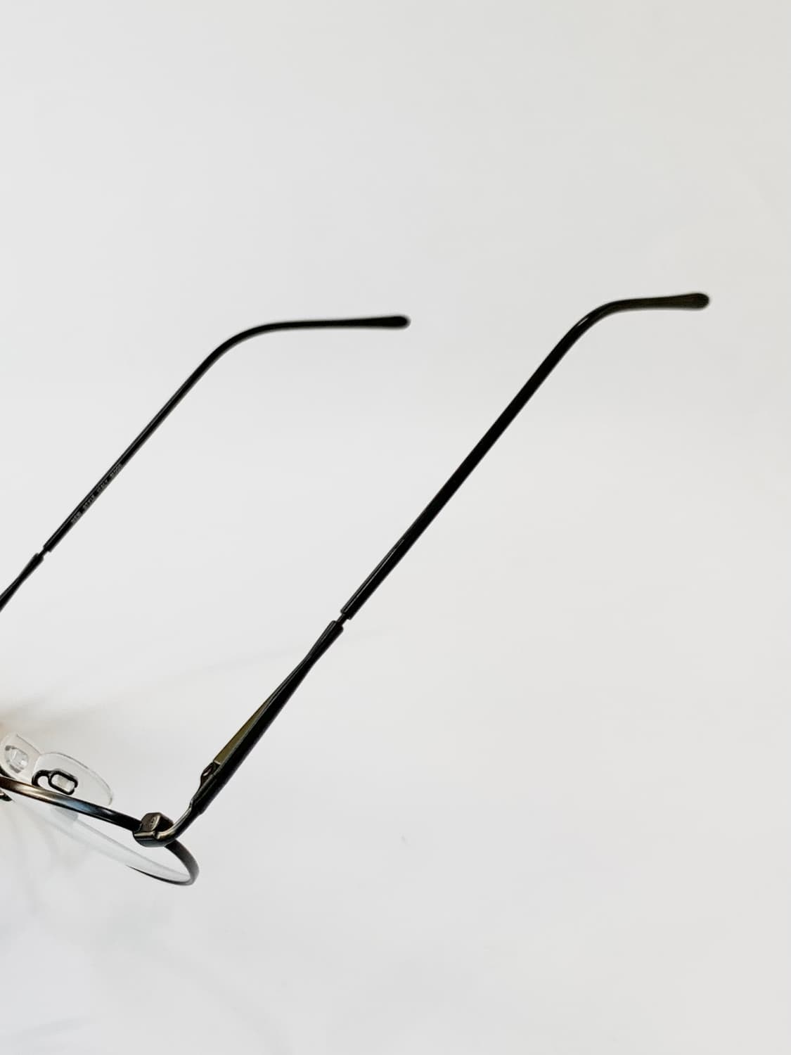 [픽키-657] (small) 블랙 오벌 메탈 안경 가벼운 슬림라인 스몰 상품이미지6