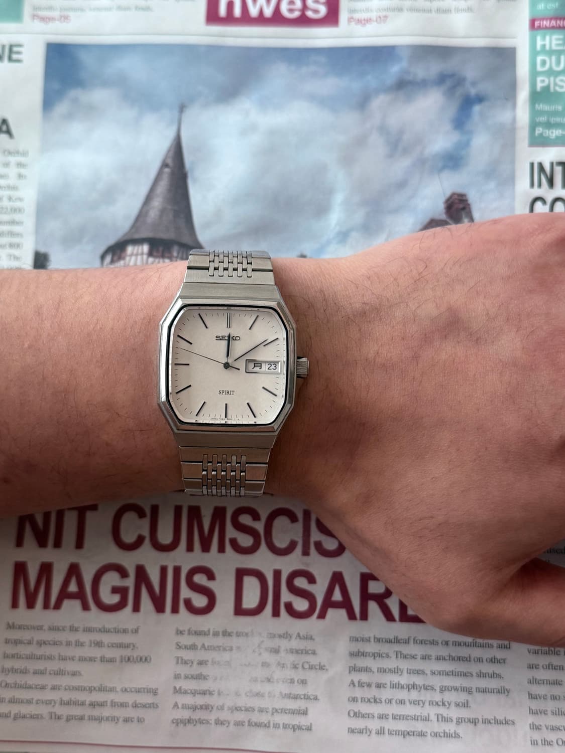 세이코 Seiko Sprit 스퀘어 데이데이트 상품이미지4