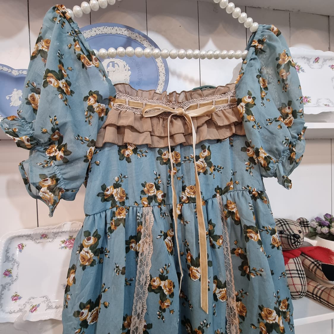 엑시즈팜(axes femme)  플라워 패턴원피스 상품이미지2