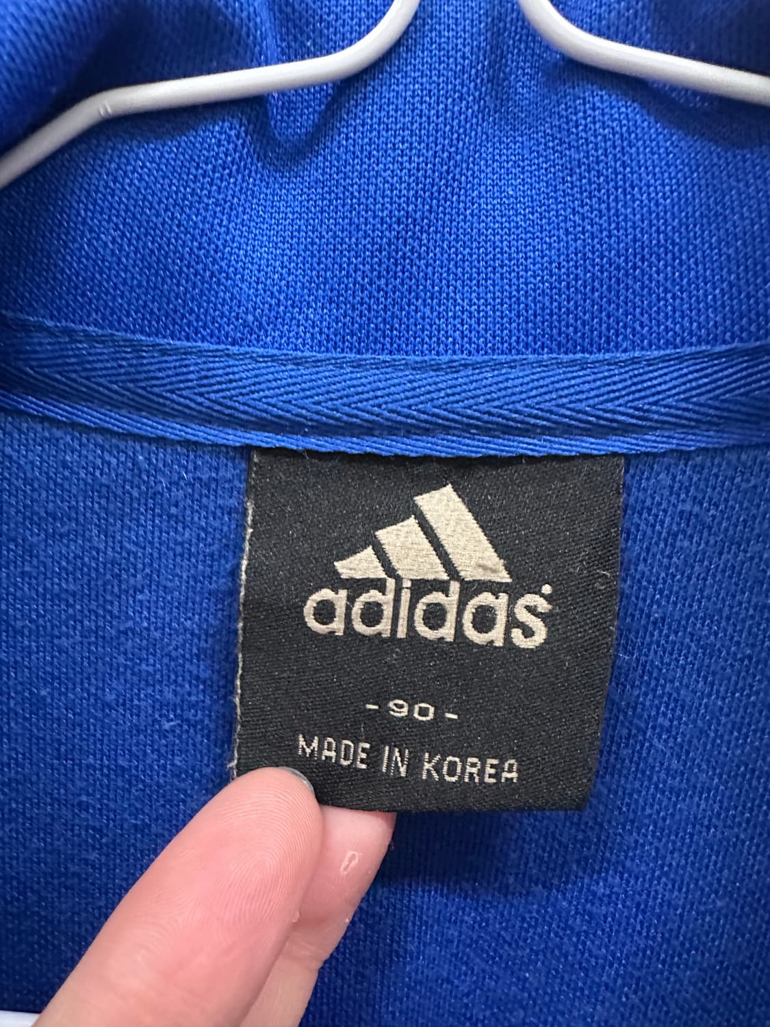 아디다스  블루 트랙탑져지 상품이미지3