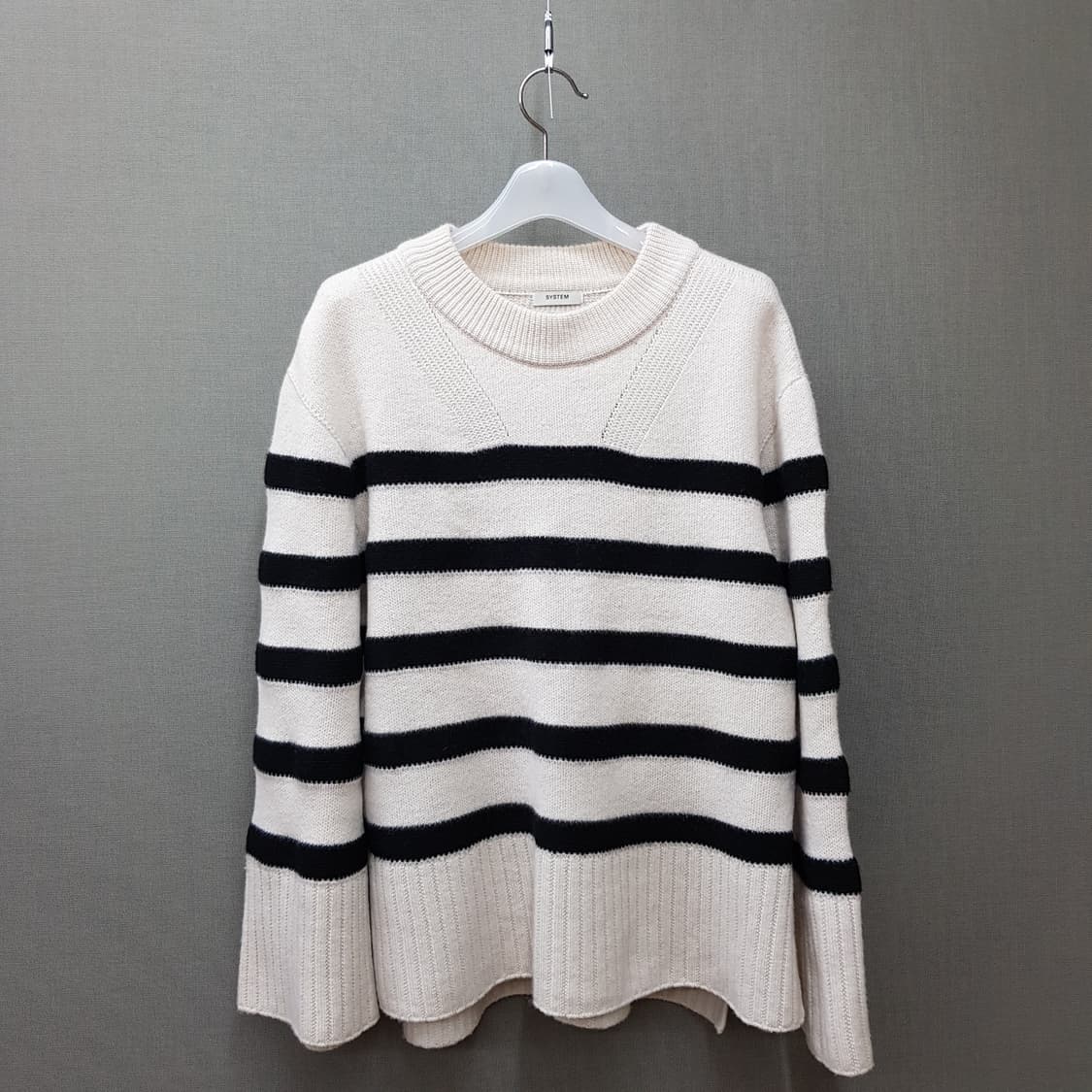 한섬 시스템 2021 루즈핏 스프라이트 니트 F사이즈 상품이미지1